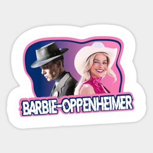 Barbie-Oppenheimer Sticker